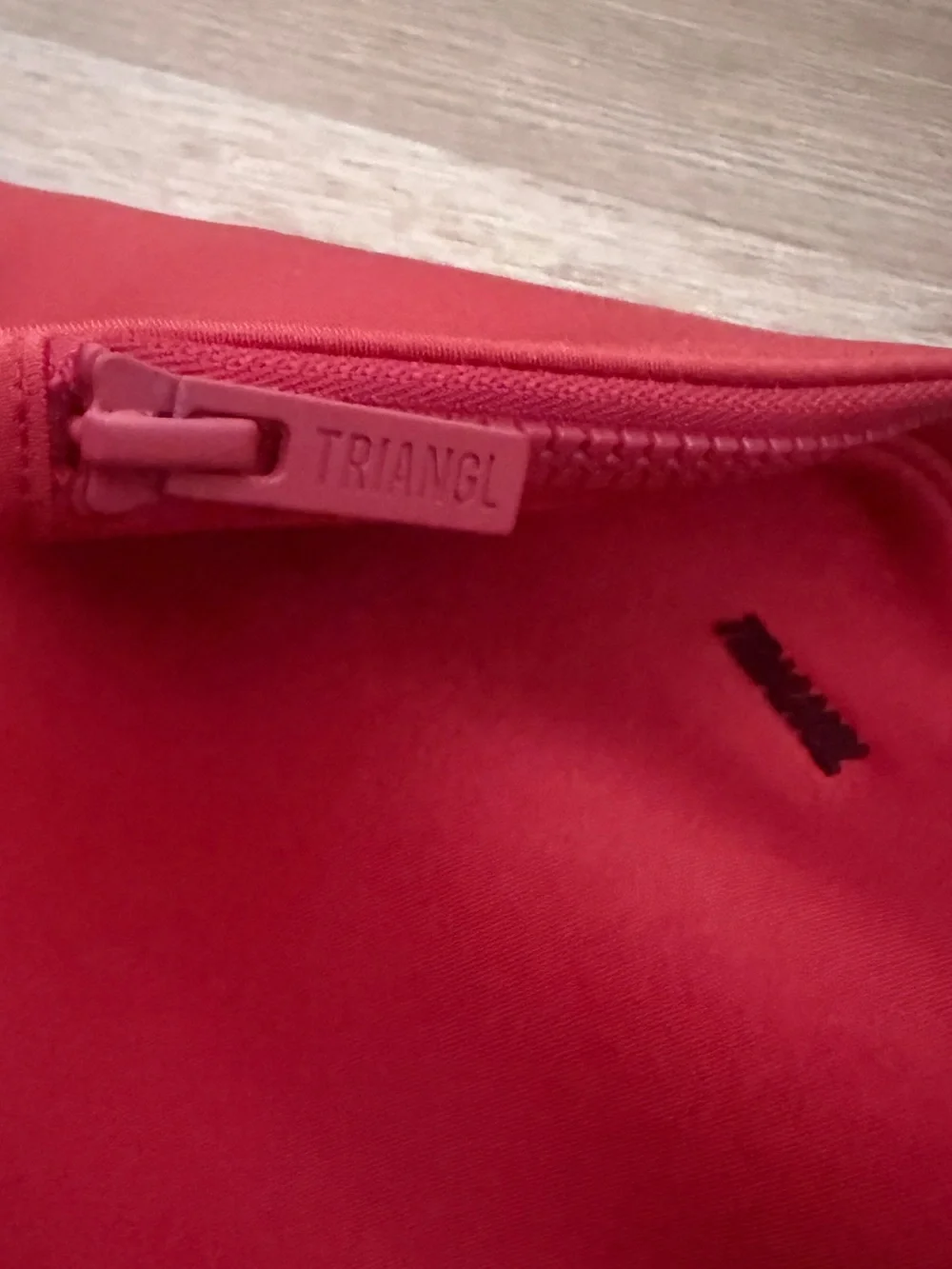 triangl swimwear Red Zip Toiletry Pouch